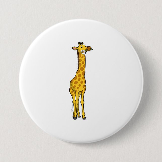 Giraffe mit Daisy Button (Vorderseite)