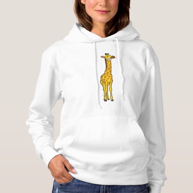 Giraffe mit Daisy Hoodie (Vorderseite)
