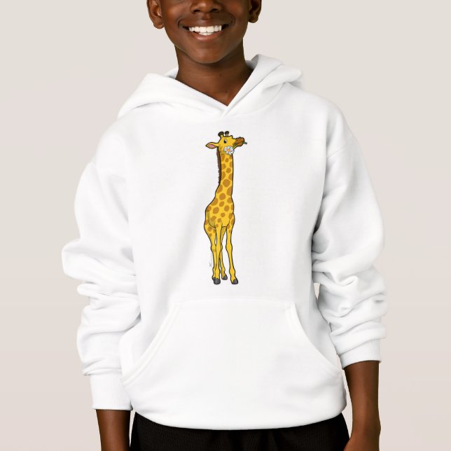 Giraffe mit Daisy Hoodie (Vorderseite)