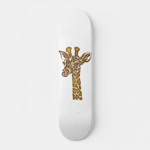 Giraffe mit ethnischen und Stammesverzierungen Skateboard
