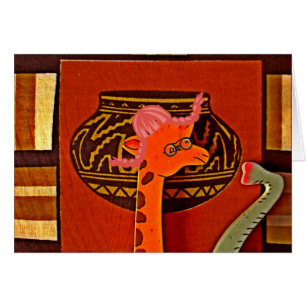 Giraffe mit Muffin: Ein Niedliches afrikanisches D