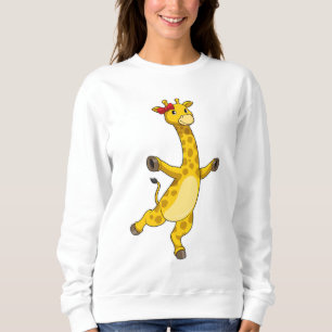 Giraffe mit Ribbon Sweatshirt