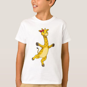 Giraffe mit Ribbon T-Shirt