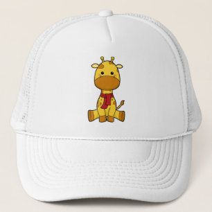 Giraffe mit Scarf Truckerkappe