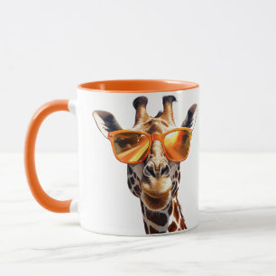 Giraffe mit Sonnenbrille Tasse