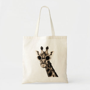 Giraffe mit Steampunk Sonnenbrille-Schutzbrillen Tragetasche