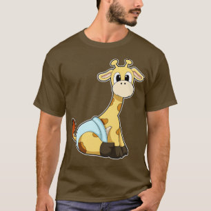 Giraffe mit Unterhosen T-Shirt