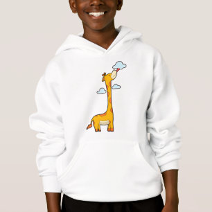 Giraffe mit Wolken Hoodie