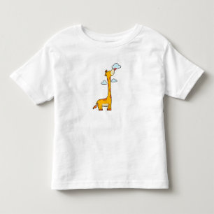 Giraffe mit Wolken Kleinkind T-shirt