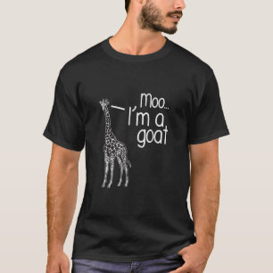 Giraffe Moo I bin eine Ziege T-Shirt
