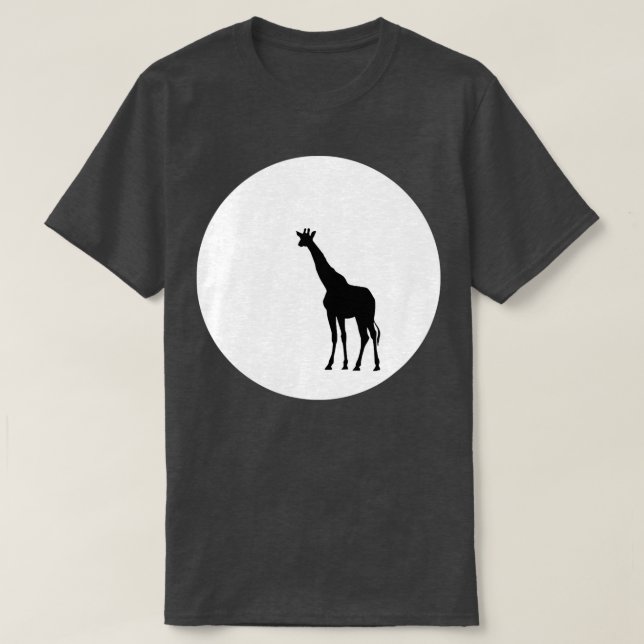 Giraffe Moon Fine Giraffe Giraffes 1 T-Shirt (Design vorne)