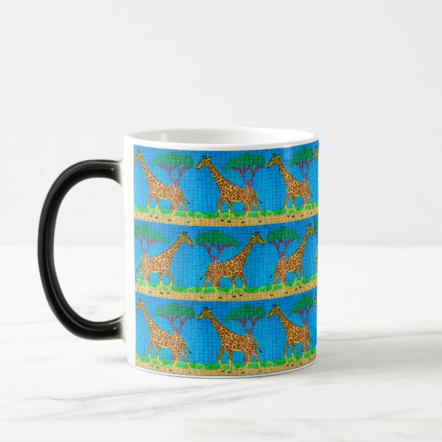 Giraffe - Morphing-Tasse Verwandlungstasse (Links)