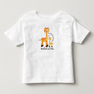 Giraffe Mum und Calf Kleinkind T-shirt
