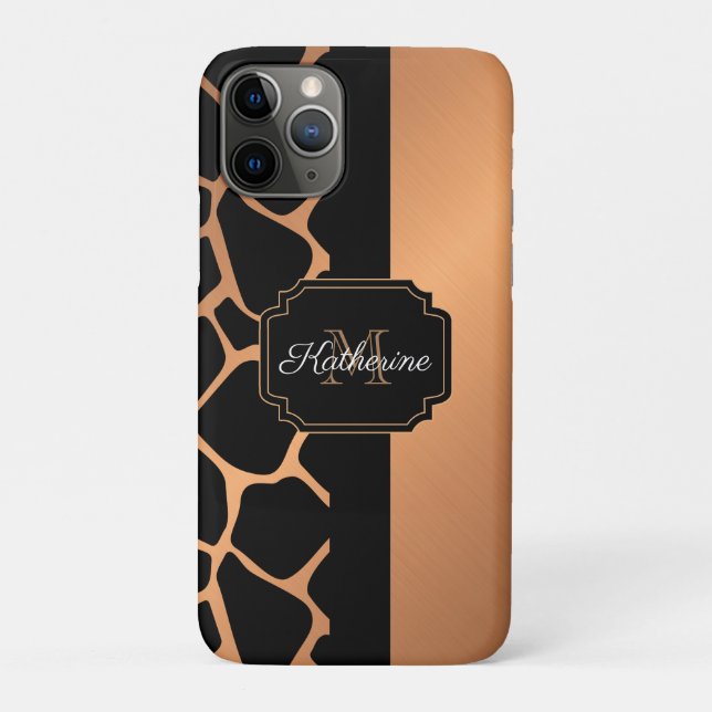 Giraffe Muster Case-Mate iPhone Hülle (Rückseite)