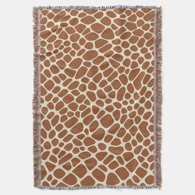 Giraffe Muster Decke (Vorderseite Vertikal)