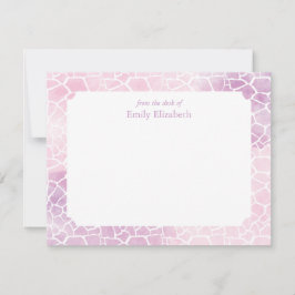 Giraffe-Muster für Wasserfarben personalisieren St Einladung