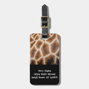 Giraffe-Muster-Geschenk für Wildtiere Gepäckanhänger