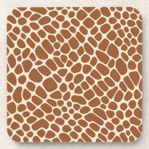 Giraffe Muster Getränkeuntersetzer