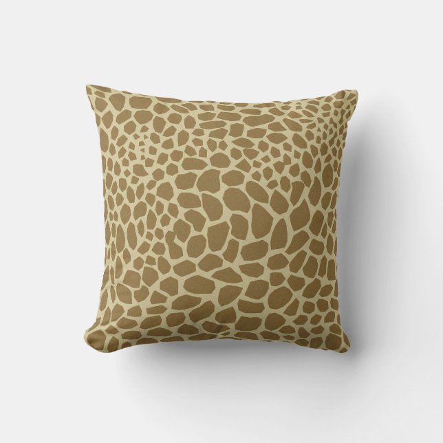 Giraffe Muster Kissen (Vorderseite)