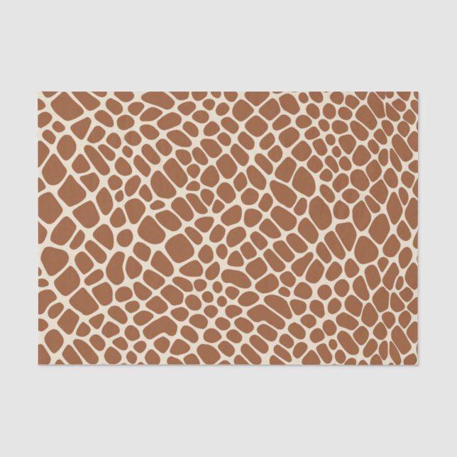 Giraffe Muster Seidenpapier (Vorderseite)