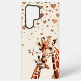 Giraffe Mütter Tag, glücklicher Muttertag Samsung Galaxy Hülle