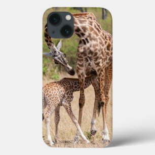 Giraffe Mutter und Baby in Kenia Case-Mate iPhone Hülle