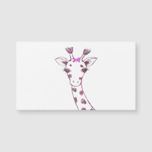 Giraffe Niedlich Sarcastic Design Magnetkarte