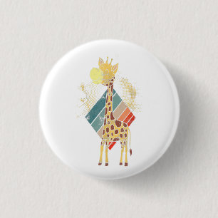 Giraffe Niedliche Umarmtaste   Sondergeschenk für  Button