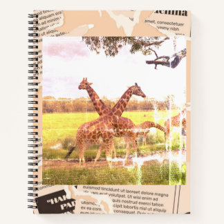 Giraffe - Notebook Notizbuch