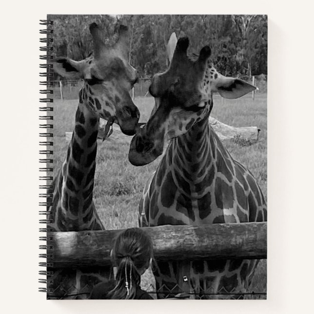 Giraffe - Notebook Notizbuch (Vorderseite)