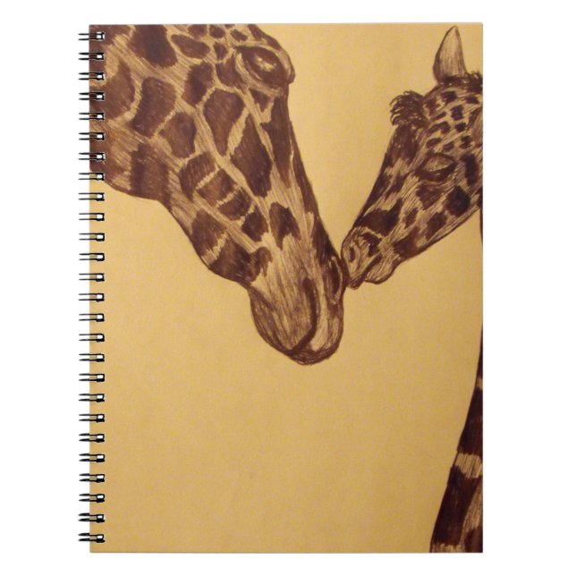 Giraffe Notizblock (Vorderseite)