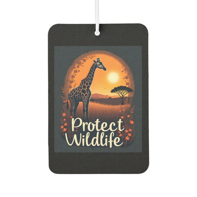 Giraffe of the Savanna Tank Top Autolufterfrischer (Vorderseite)