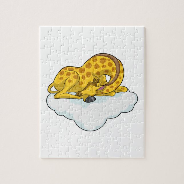 Giraffe on Clouds Puzzle (Vertikal)