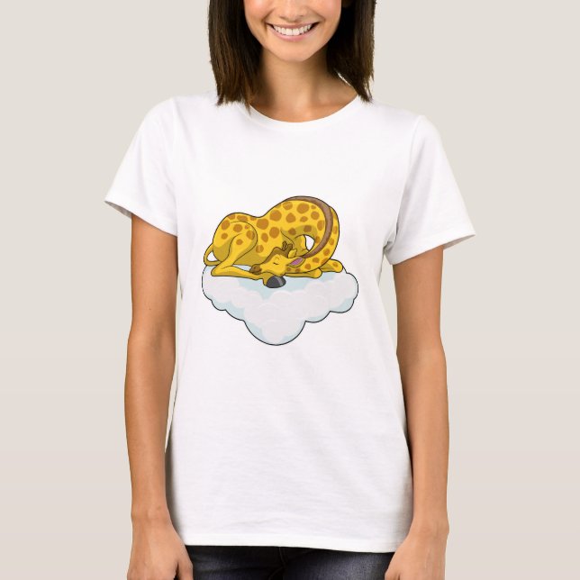 Giraffe on Clouds T-Shirt (Vorderseite)