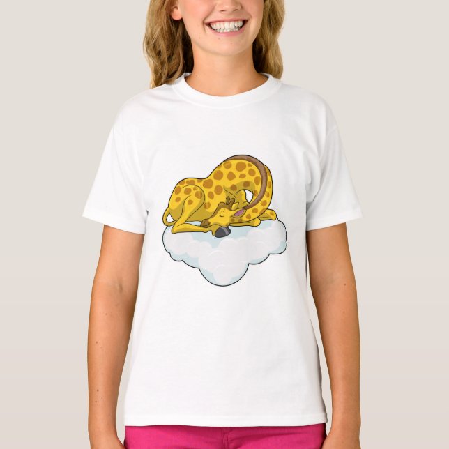 Giraffe on Clouds T-Shirt (Vorderseite)