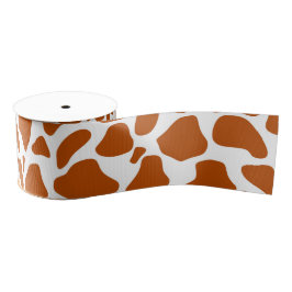 Giraffe Orange Print Decorative Ribbon Ripsband