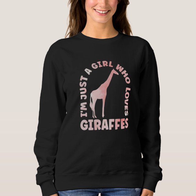 Giraffe Outfit for Giraffe Safari Lovers Apparel W Sweatshirt (Vorderseite)