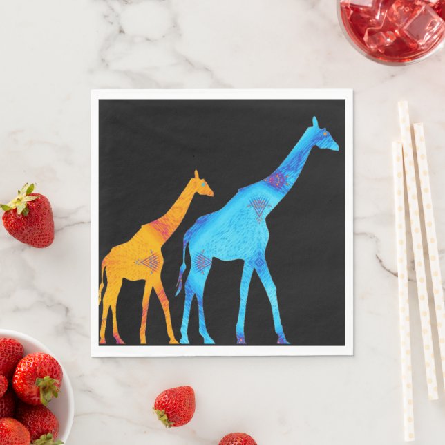 Giraffe Paper Napkin Serviette (Beispiel)