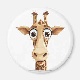 Giraffe Peking Niedlich Adorable Funny Animal Cart Magnet