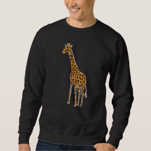 Giraffe Pet Animal Print Leopard Girls Women for H Sweatshirt