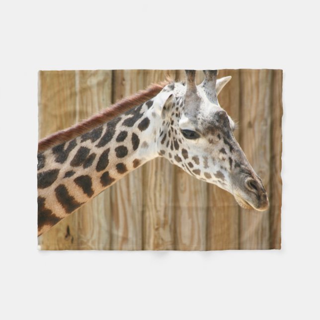 Giraffe Picture Blanket Fleecedecke (Vorderseite (Horizontal))