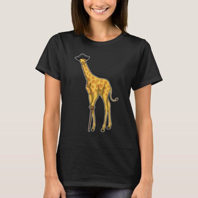 Giraffe Pirate T-Shirt (Vorderseite)