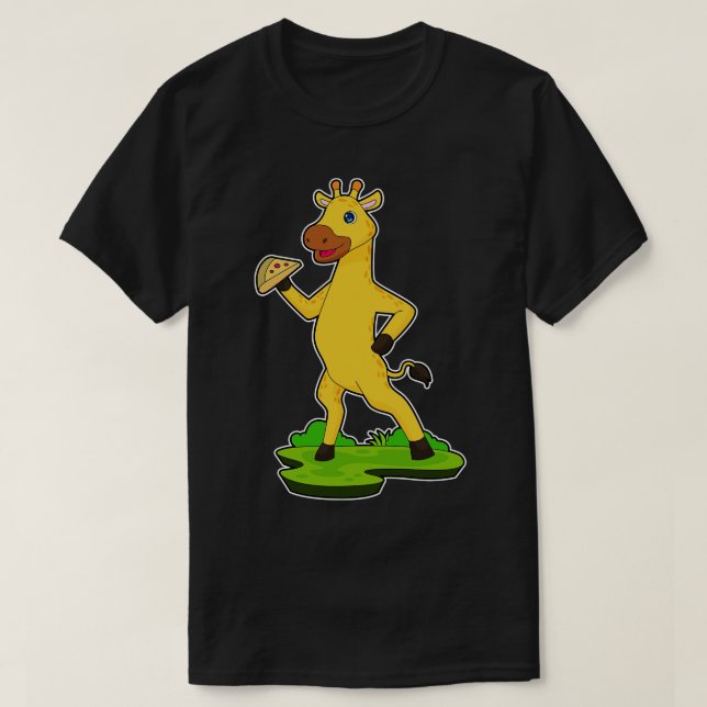 Giraffe Pizza T-Shirt (Design vorne)