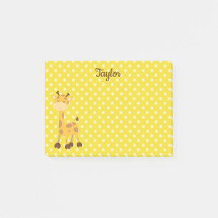 Giraffe Polka Dot Cuteness Post-it Klebezettel