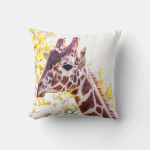 Giraffe Portrait Kissen