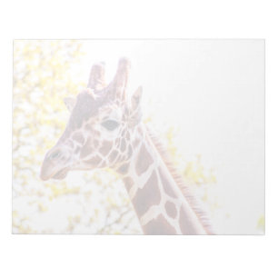 Giraffe Portrait Notizblock