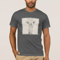 Giraffe Portrait Sketch