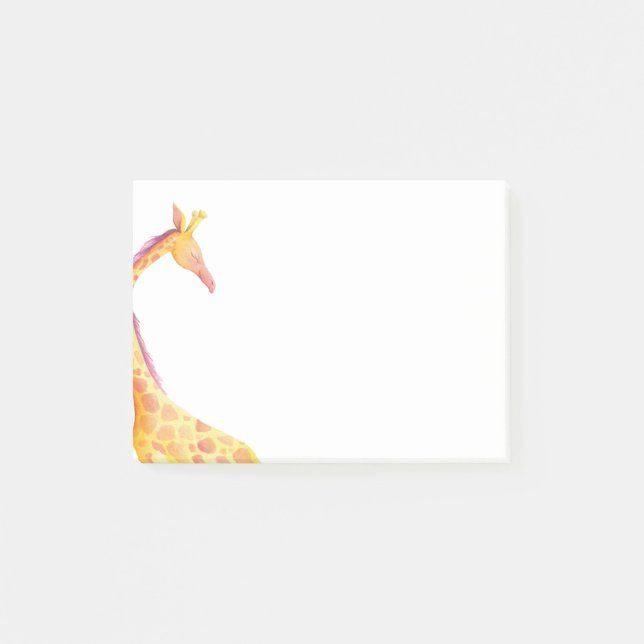Giraffe Post-it Klebezettel (Vorderseite)