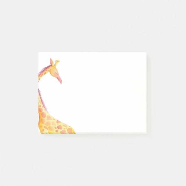 Giraffe Post-it Klebezettel (Vorderseite)