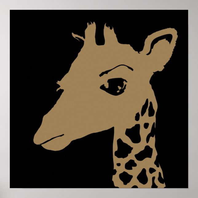 Giraffe Poster (Vorne)